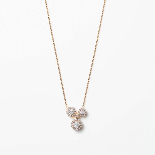 PLANET K18YGダイヤモンドペンダント