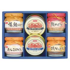 〈ニッスイ〉紅ずわいがに缶詰・瓶詰詰合せ