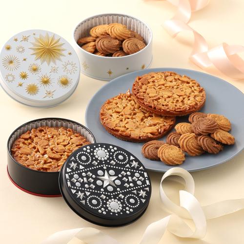 発酵バターのフロランタン・佐渡の塩＆シナモンクッキー缶セット