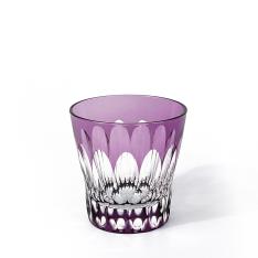 江戸切子 Fleur - 華亀甲 2026 クリスタルグラス 紫