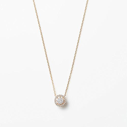 ORBIT K18YGダイヤモンドペンダント