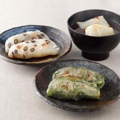 福袋 魚沼黄金もち2kgとよもぎ・豆もち詰合せ