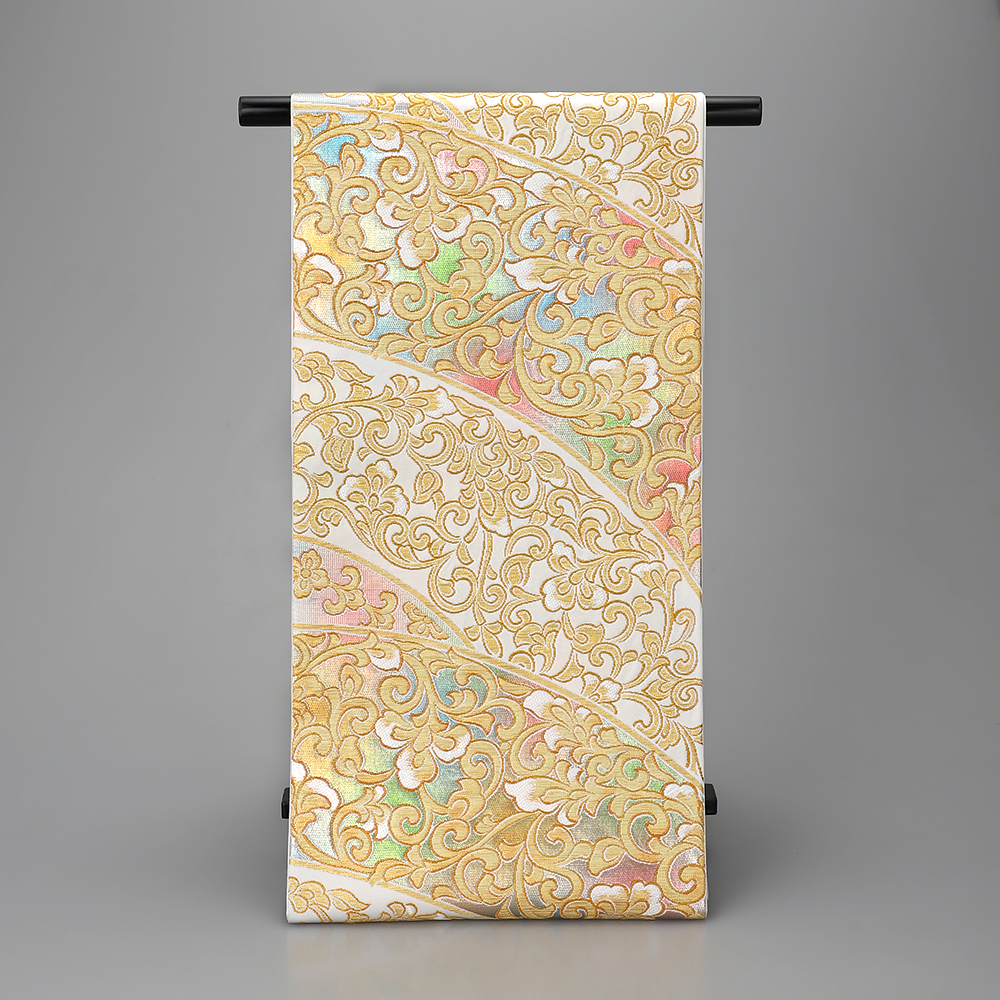 専用帯3746 3492 2422 三点セット ●さが美扱い 本泥染袋帯 高級 袋帯「光彩唐草文」（未仕立品） | 商品詳細 | 高島屋オンラインストア