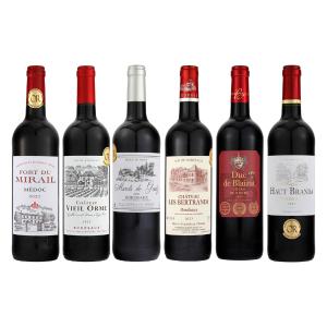 【特選】フランス赤ワイン各種　750ml ６本セット フランス4冠含む金賞受賞赤ワイン6本セット | JTBショッピング
