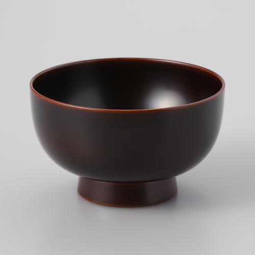 浄法寺塗　浄法寺漆器工芸企業組合　5寸そば椀　溜