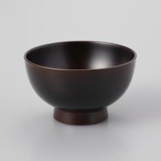 浄法寺塗　浅野奈生 玉椀　溜