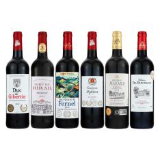 ＜計13冠＞ボルドー銘醸地グレートヴィンテージ、上級酒含むすべてフルボディ金賞受賞赤ワイン6本セット