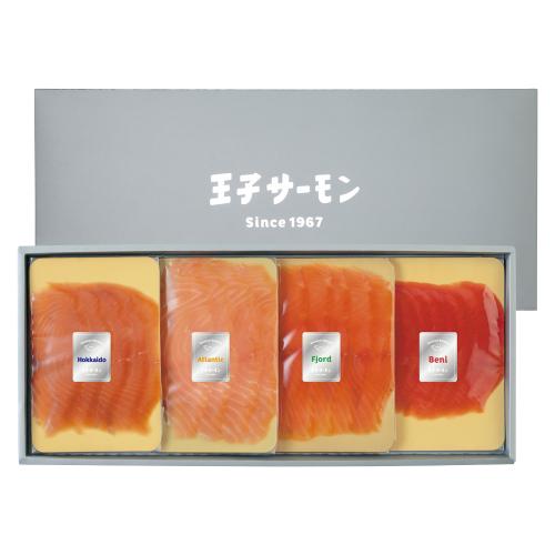 〈王子サーモン〉スモークサーモン食べ比べセット