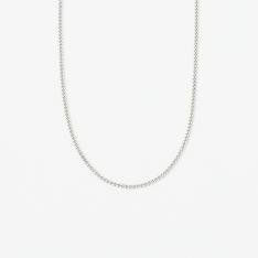 ＜喜平＞PTキヘイネックレス2面カットシングル 60cm 10g