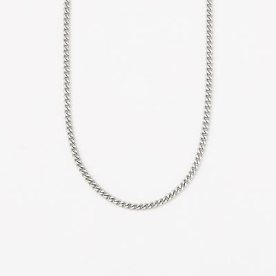 <喜平>PTキヘイネックレス2面カットシングル 60cm 30g