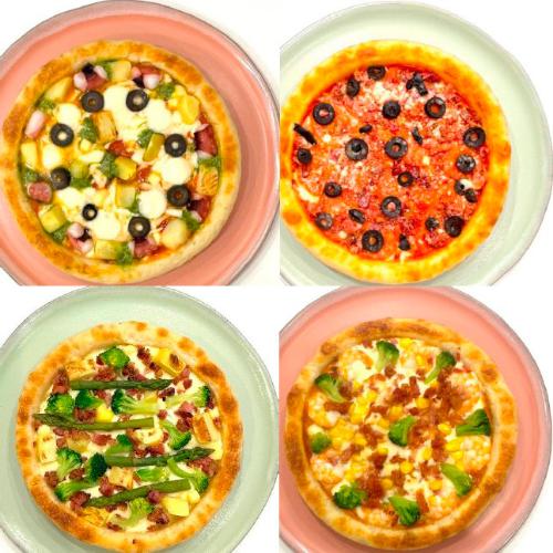 ピザポート感謝祭特別4枚セット（「サクもちっ」新食感のフォカッチャディッシュピザ）