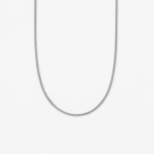 ＜喜平＞PTキヘイネックレス6面カットダブル 50cm 10g