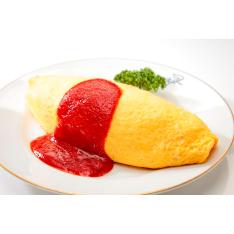 ハムオムライス