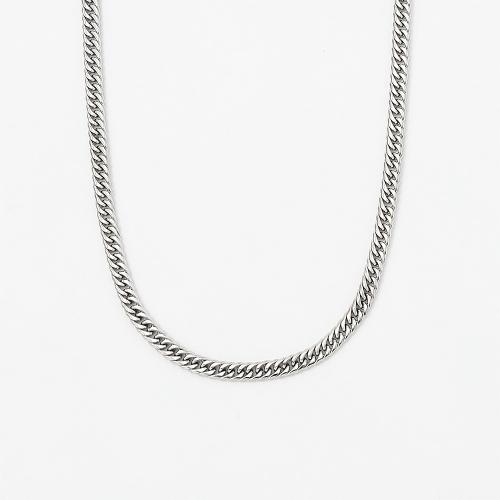 ＜喜平＞PTキヘイネックレス6面カットダブル 50cm 30g