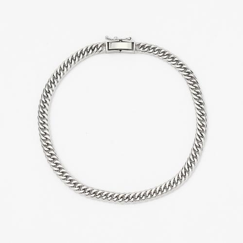 <喜平>PTキヘイブレスレット6面カットダブル 18cm 10g