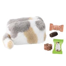 ＜ねこみゃみれ＞にゃんポーチ（パステル三毛）