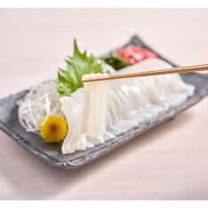 簡単便利な個包装 北海道産たべきりいかそうめん（10柵）