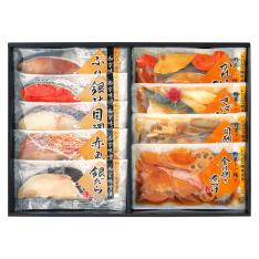 〈丸七佐藤水産〉レンジで簡単焼魚・煮魚詰合せ