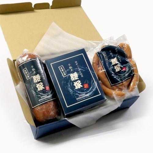 自家製コンビーフとソーセージのセット