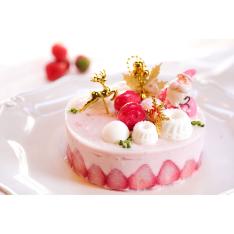 【クリスマス】国産苺とピスタチオのアイスケーキ