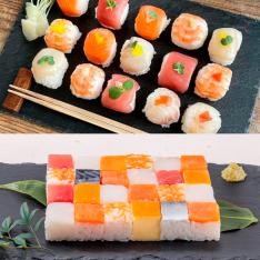 【母の日】＜味燦舞（あじざんまい）＞海鮮てまり寿司と海鮮モザイク寿司セット