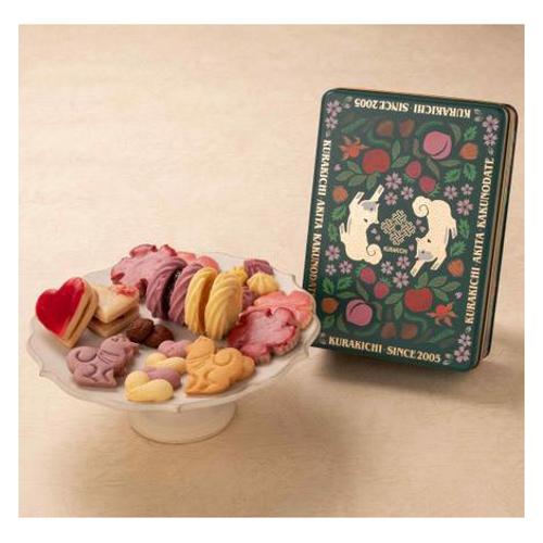 【母の日】KURAKICHIあきたフルーツクッキー缶（母の日アソート）
