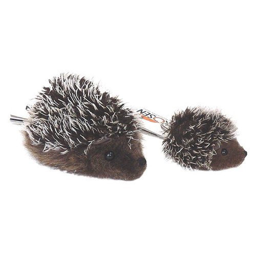ケーセンぬいぐるみ モヘアハリネズミ 大&ミニ セット
