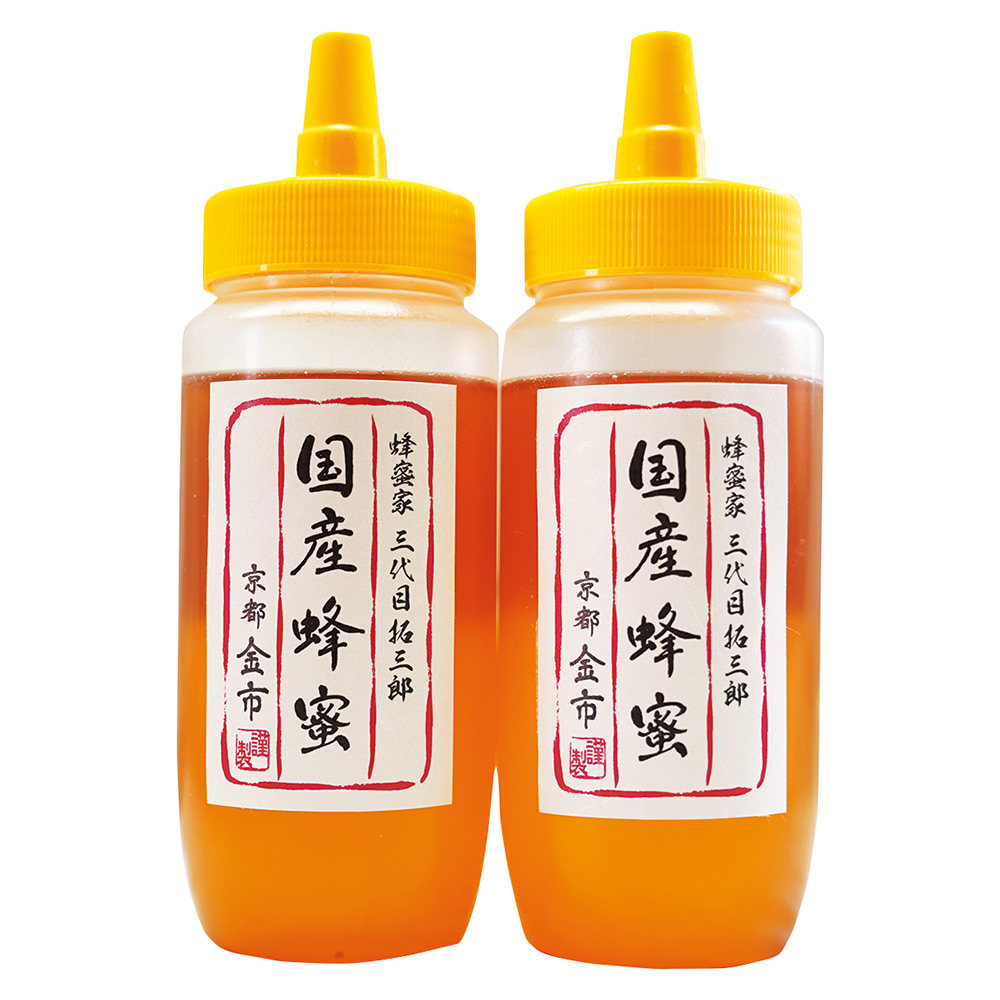 国産百花蜜 5㌔ 梅酒瓶入り 蜜蝋のおまけつき 業者 グループ買い 生産