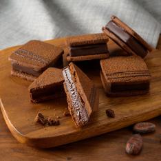 【バレンタインデー】ガナッシュサンドクッキー「プレーンショコラ」3個入