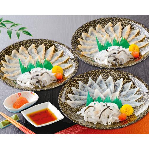 ふく薄造り食べ比べ