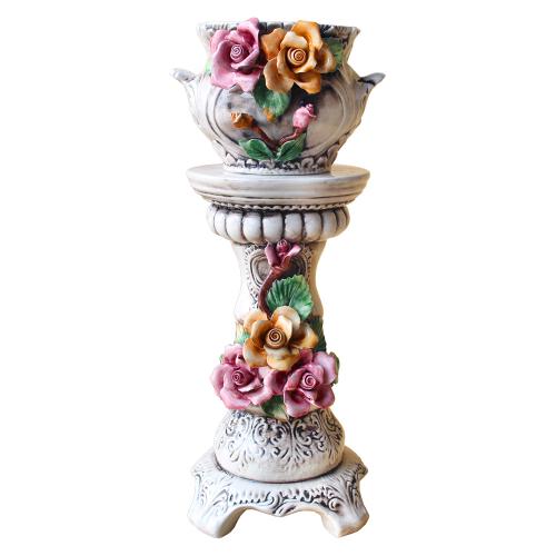 イタリア製陶製コラム＆ポット