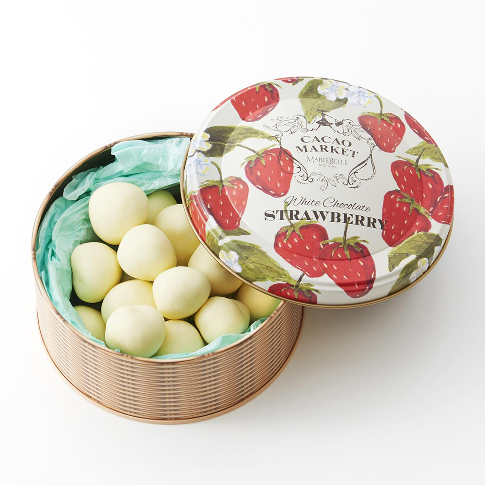 【バレンタインデー】ホワイトストロベリーボール缶