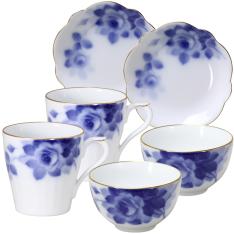 大倉陶園 マグ・小皿・プレート福袋(27500円B)