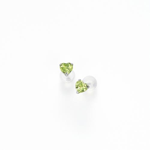 Ptペリドットピアス
