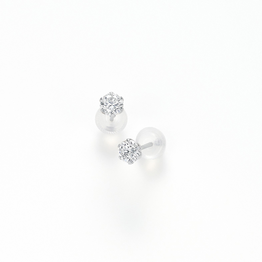 Ptダイヤモンドピアス