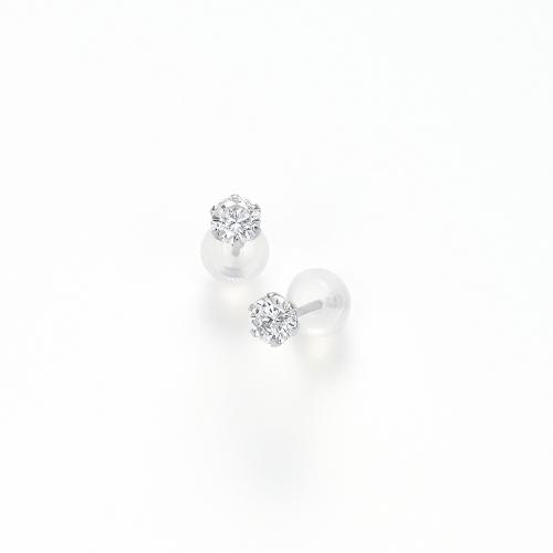Ptダイヤモンドピアス