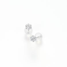 Ptダイヤモンドピアス