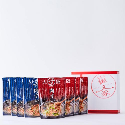 osaka saika 大阪ぐるめすぅぷ肉すい(2種食べ比べ)