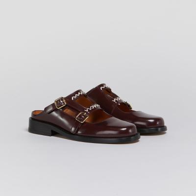 セール⚫︎MARNI⚫︎ スタッズとリボンとウッドヒールのシューズ 39 MARNI（マルニ） | シューズ | ラグジュアリー | 高島屋