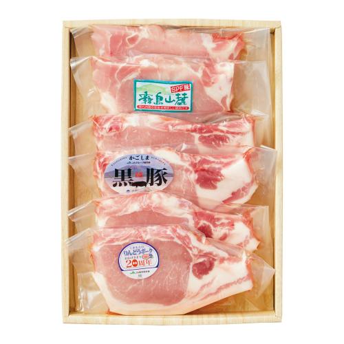 〈まるたけ阪本〉九州銘柄豚ステーキ食べ比べセット