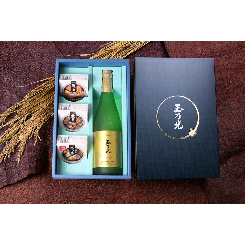 【父の日】玉乃光 純米大吟醸 缶つまセット