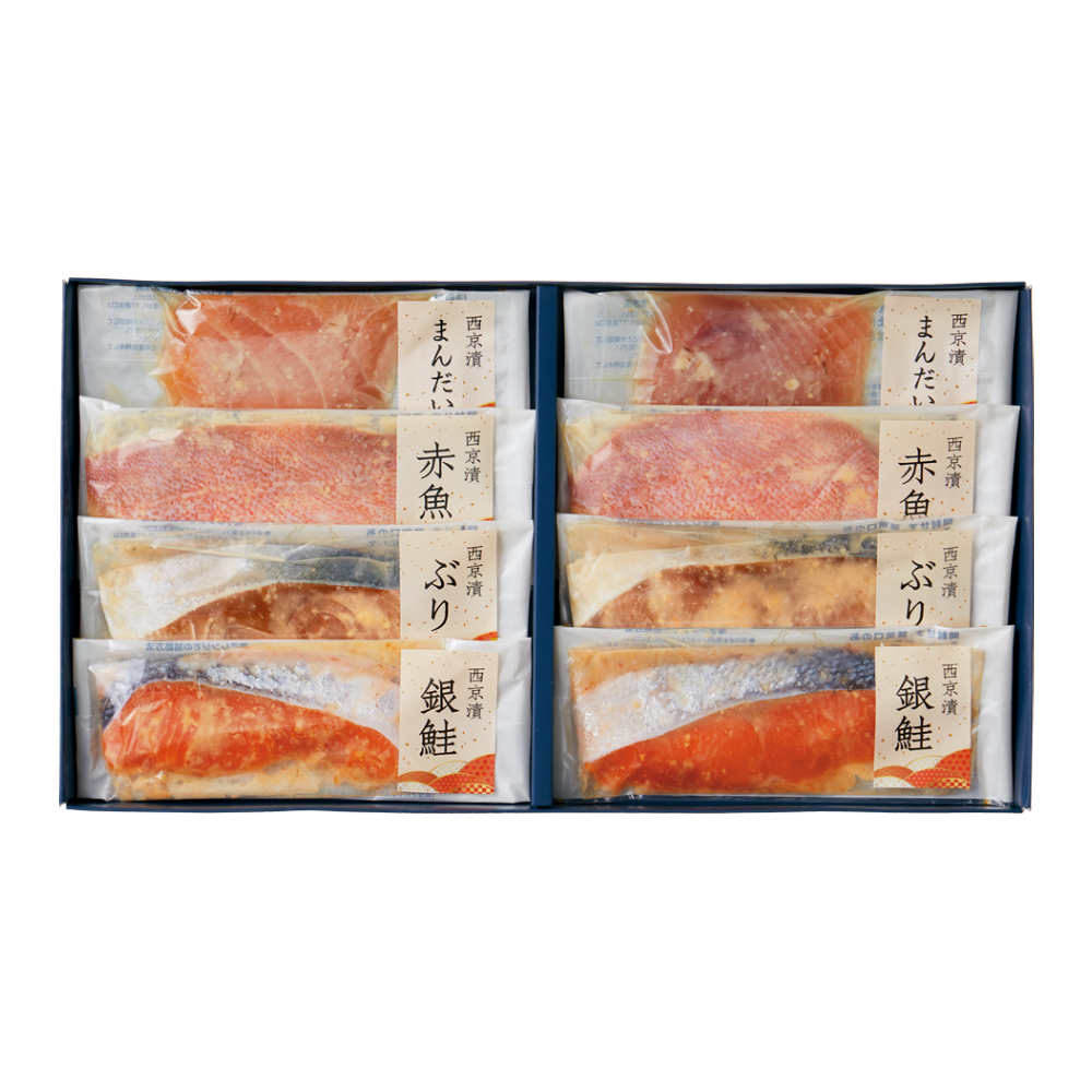 〈福岡・高橋商店〉レンジで調理漬魚西京漬詰合せ