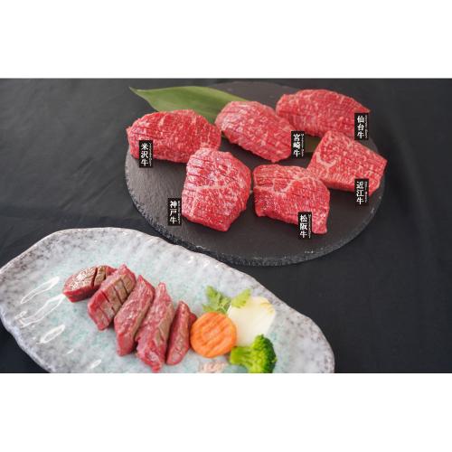 銘柄和牛６種スリットミニステーキ