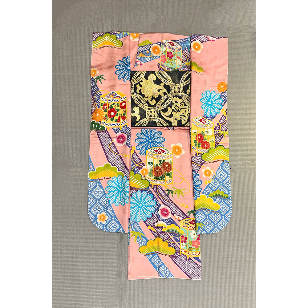 お仕立上り振袖3点セット福袋（ピンク）