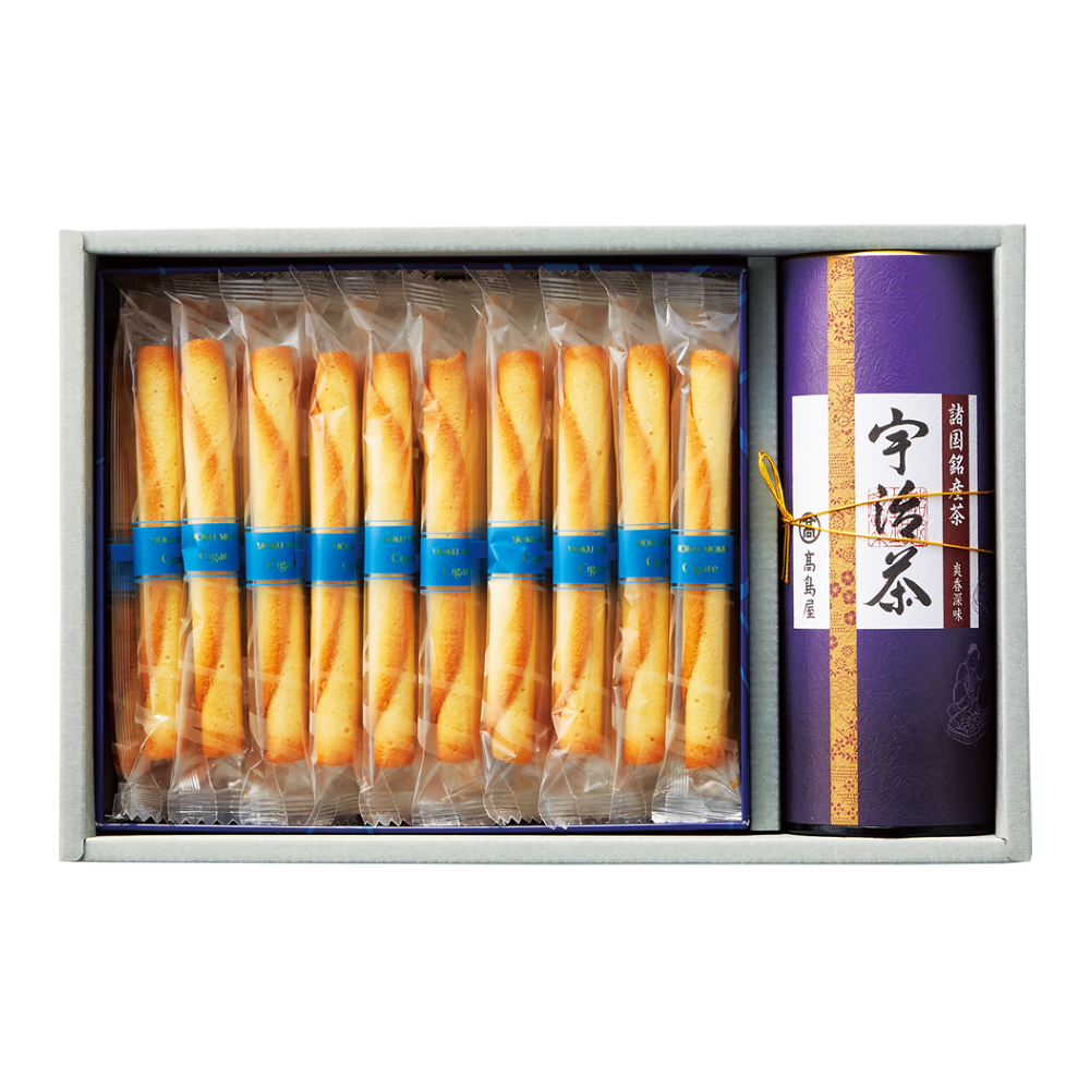 〈高島屋／ヨックモック〉諸国銘産茶・シガール詰合せ