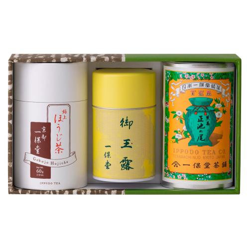 玉露 滴露・煎茶 正池の尾･極上ほうじ茶詰合せ