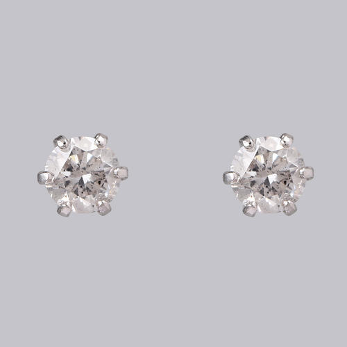 Pt0.5ctダイヤピアス