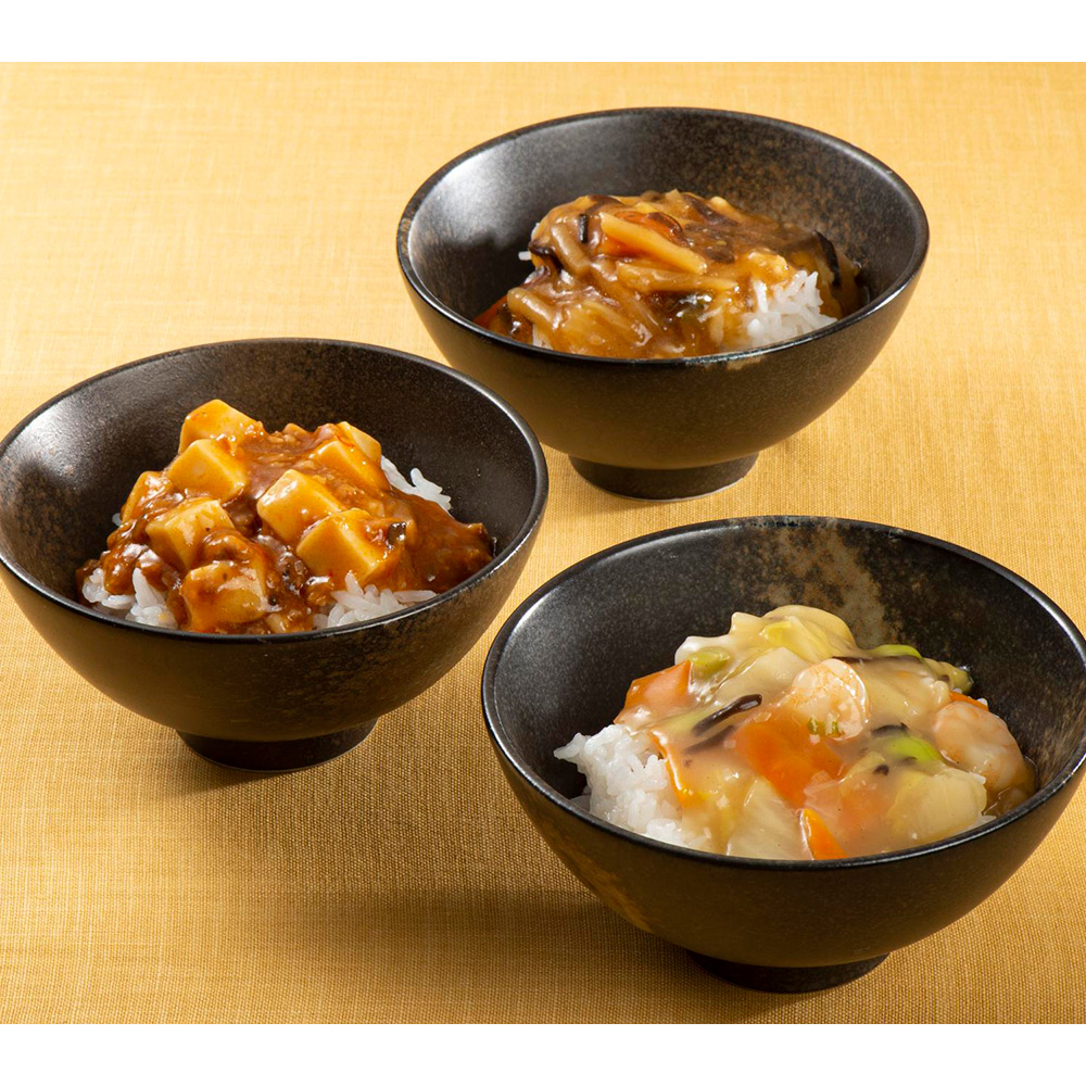 ミニ丼の具3種セット