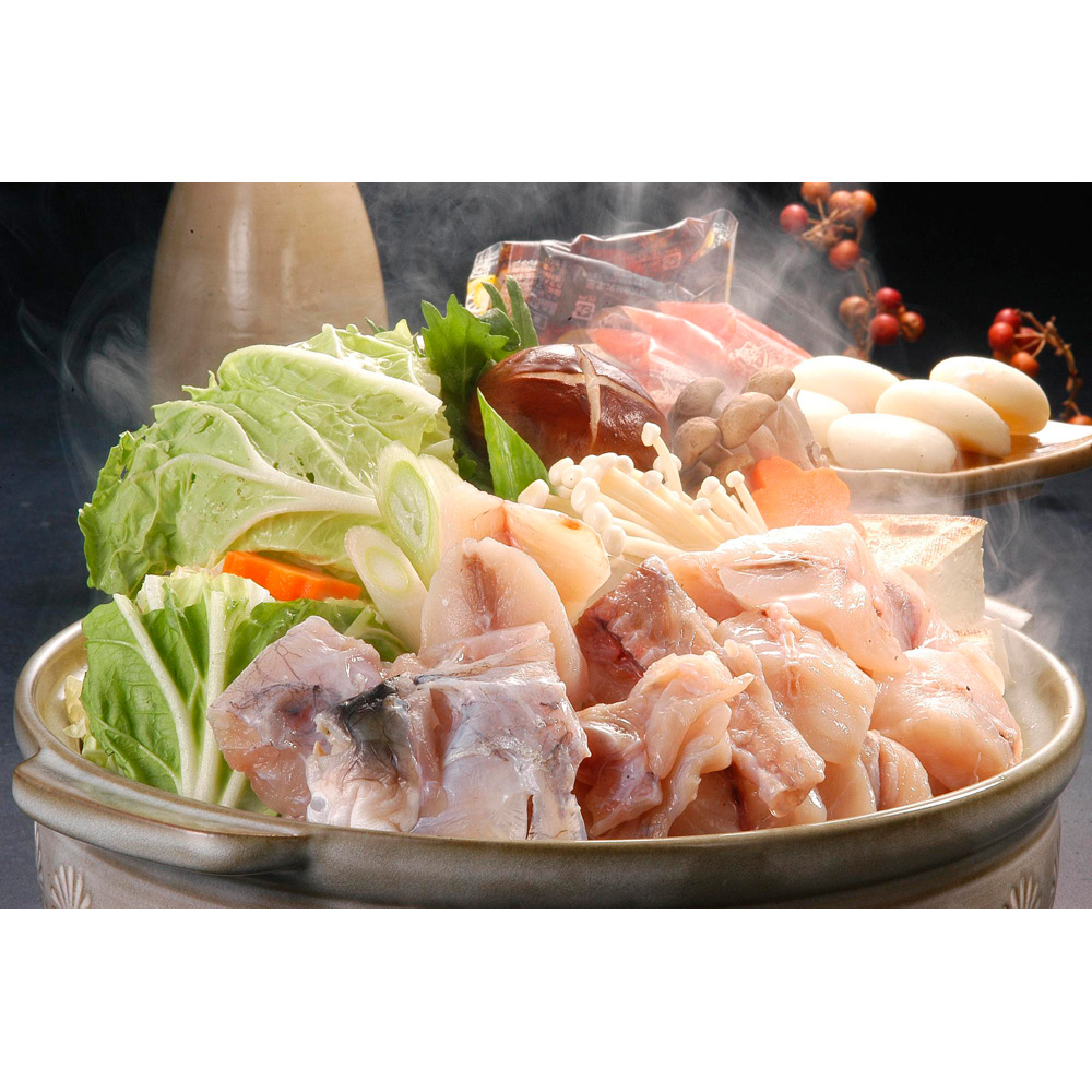 国産ふぐちり鍋 と ふぐ雑炊