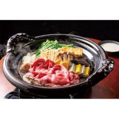 黒毛和牛のとろろすきセット（うどん付）【2人前】（OK928）389285
